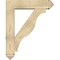 Ekena Millwork Funston Arts and Crafts Rough Sawn Bracket w/ Offset Brace, Douglas Fir, 8"W x 34"D x 42"H BKT0806X34X42FST03RDF - alternate 2